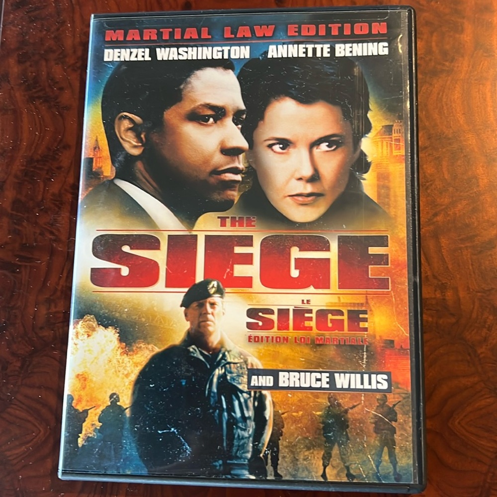 Assorted movies 3/$10 “The Siege” martial law edition.Starring Denzel Washington